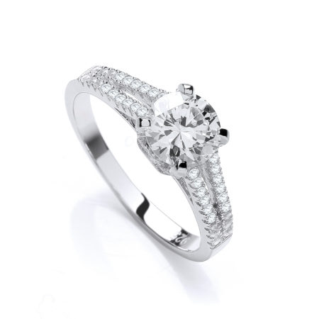 GABRIELLE SOLITAIRE RING
